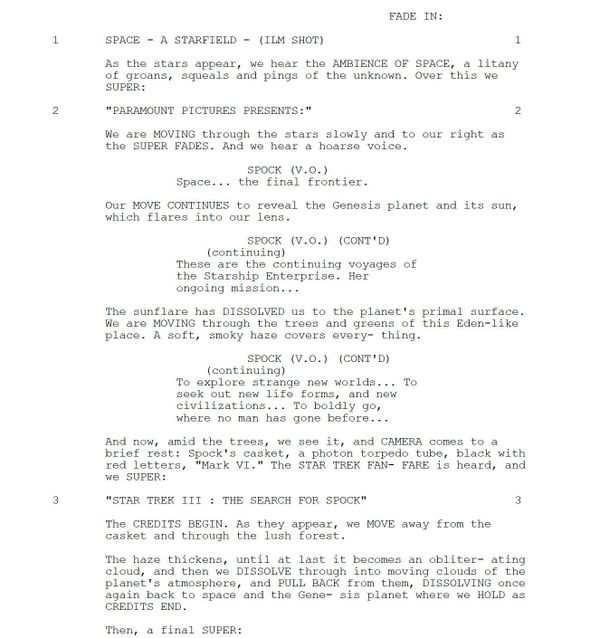 Page One: “Star Trek III: The Search for Spock” (1984)