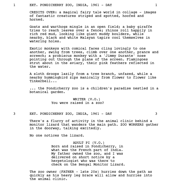 Page One: “Life of Pi” (2012)