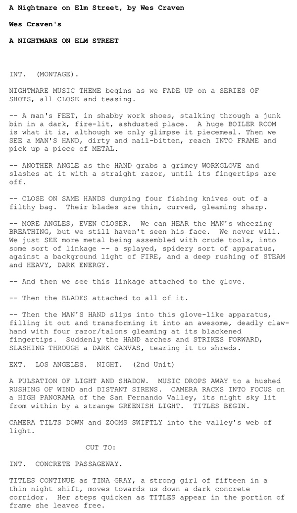 Page One: ‘A Nightmare on Elm Street’ (1984)