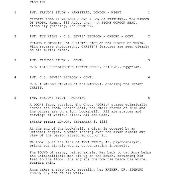 Page One: “Freud’s Last Session” (2023)