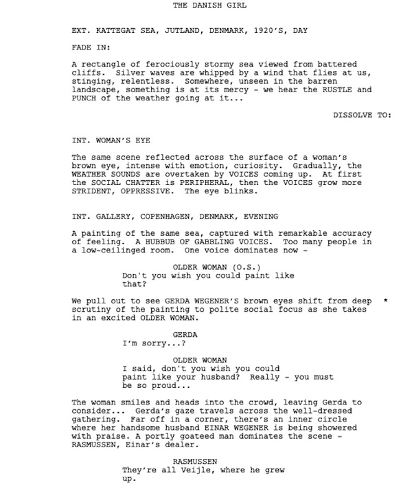 Page One: “The Danish Girl” (2015)