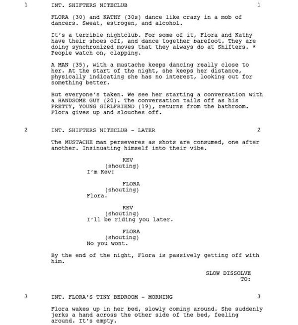 Page One: “Flora and Son” (2023)