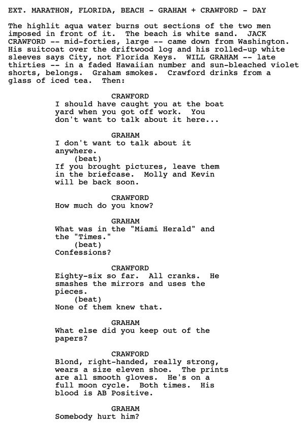 Page One: “Manhunter” (1986)