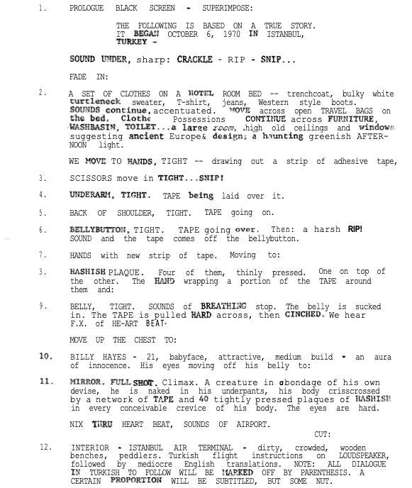 Page One: “Midnight Express” (1978)
