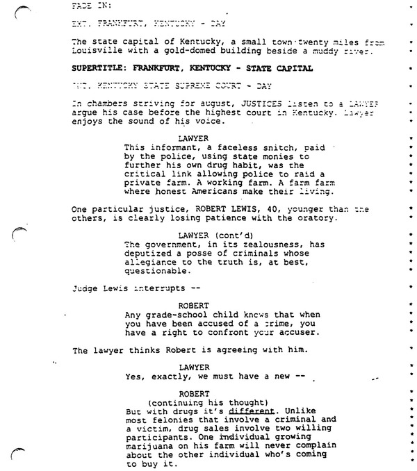 Page One: “Traffic” (2000)