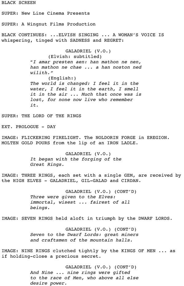 Page One: ‘The Lord of the Rings: The Fellowship of the Ring’ (2001)