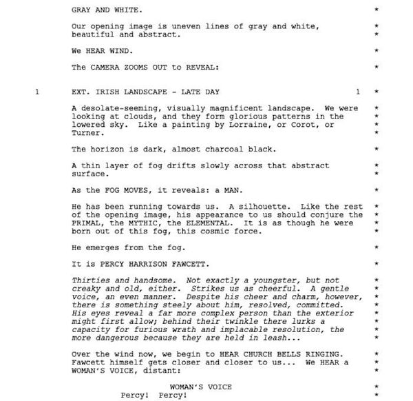 Page One: “The Lost City of Z” (2016)