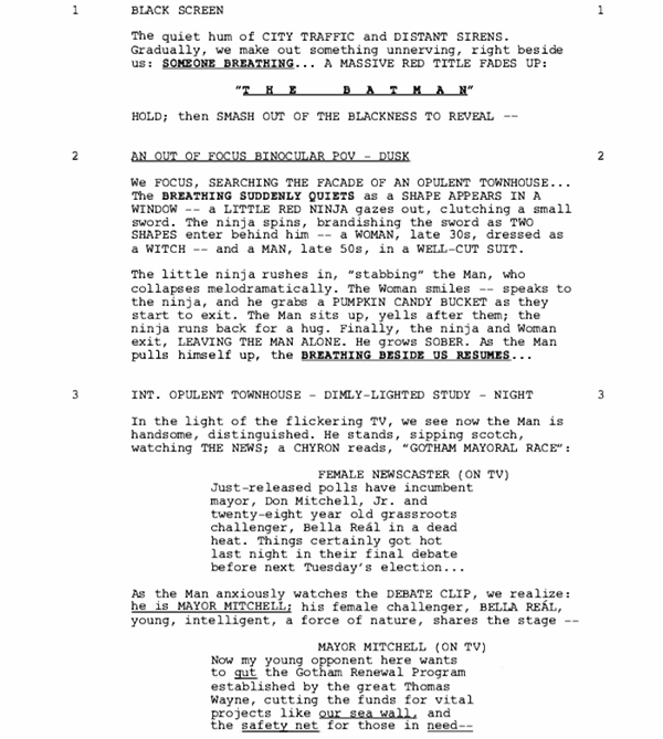 Page One: “The Batman” (2022)