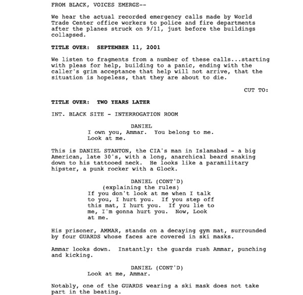Page One: “Zero Dark Thirty” (2012)