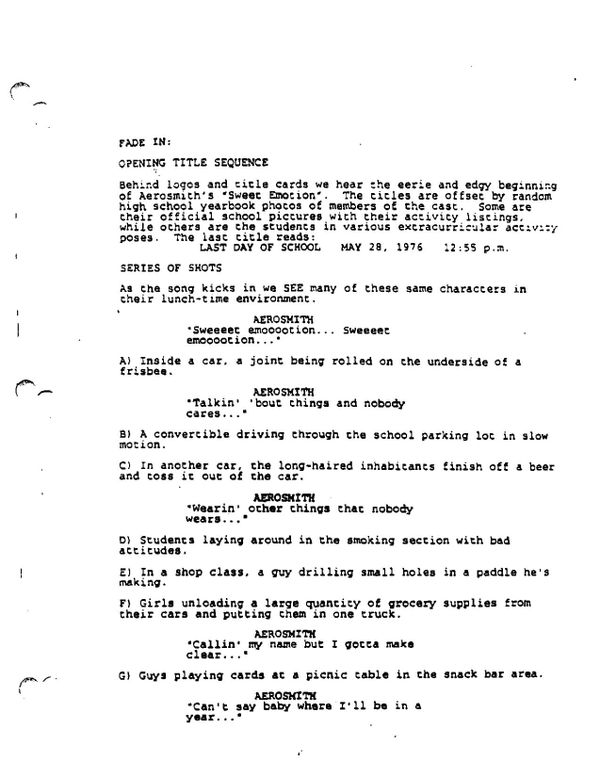 Page One: “Dazed and Confused” (1993)