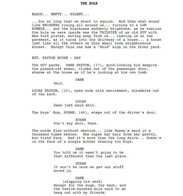 Page One: “The Hole” (2009)