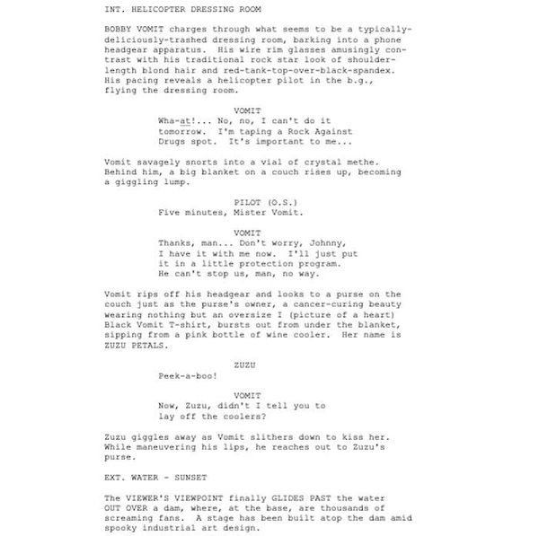 Page One: “The Adventures of Ford Fairlane” (1990)