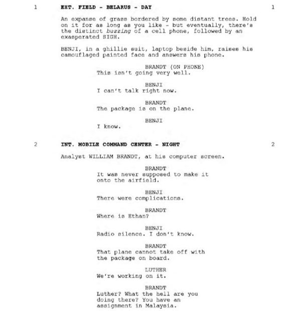 Page One: “Mission: Impossible — Rogue Nation” (2015)