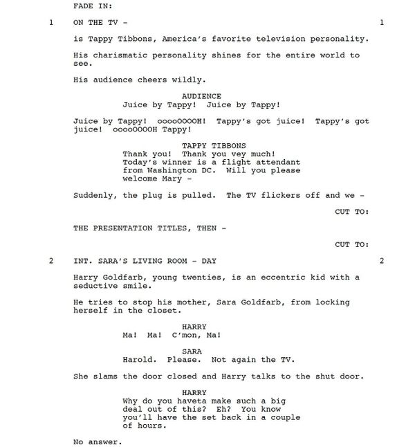 Page One: “Requiem for a Dream” (2000)