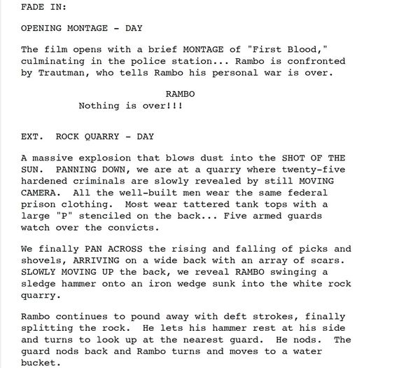 Page One: “Rambo: First Blood Part II” (1985)