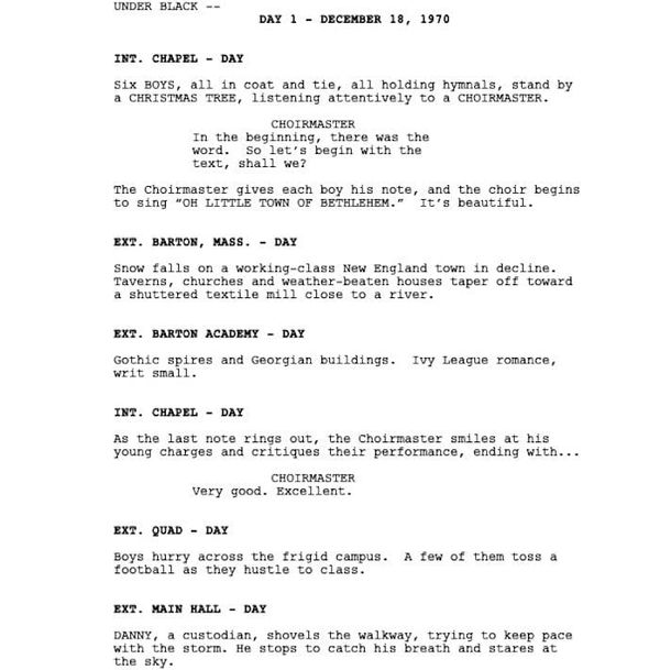 Page One: “The Holdovers” (2023)