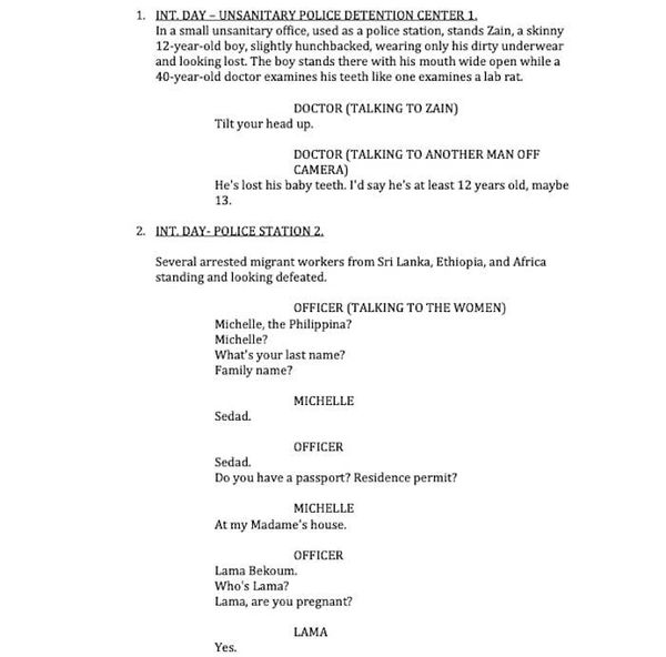 Page One: “Capernaum” (2018)