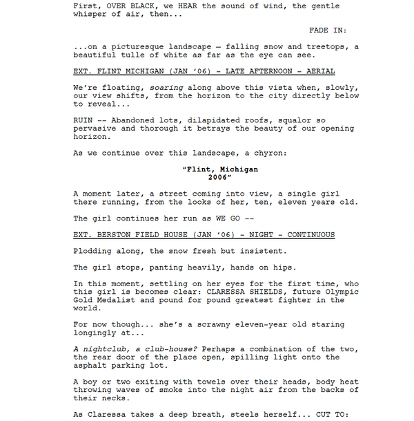 Page One: “The Fire Inside” (2024)