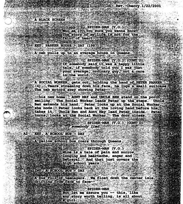Page One: “Spider-Man” (2002)