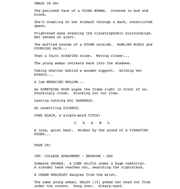 Page One: “Crawl” (2019)
