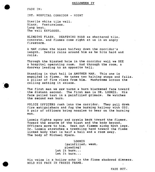 Page One: “Halloween 4: The Return of Michael Myers” (1988)