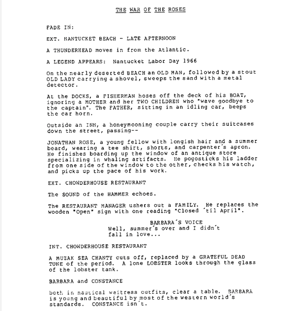 Page One: “The War of the Roses” (1989)
