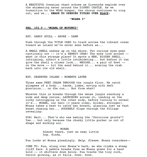 Page One: “Moana 2” (2024)