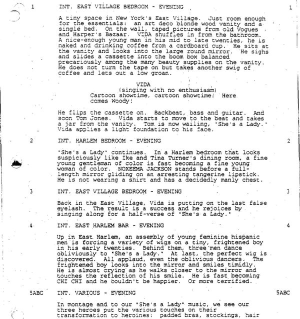 Page One: “To Wong Foo, Thanks for Everything! Julie Newmar” (1995)