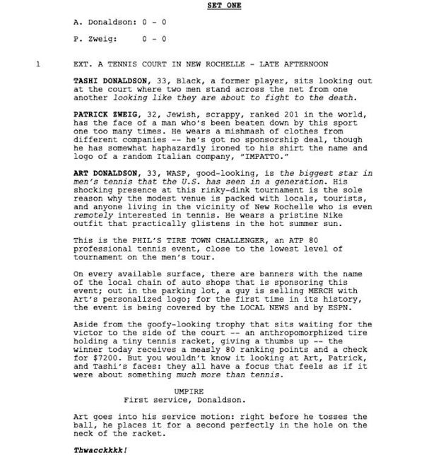 Page One: “Challengers” (2024)
