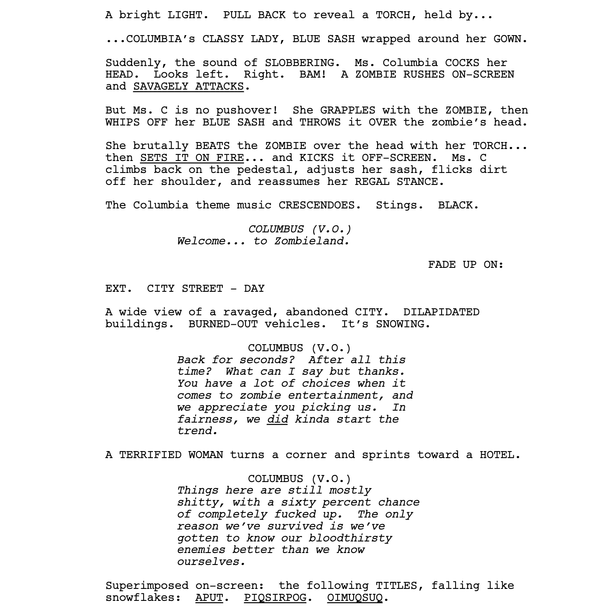 Page One: “Zombieland: Double Tap” (2019)