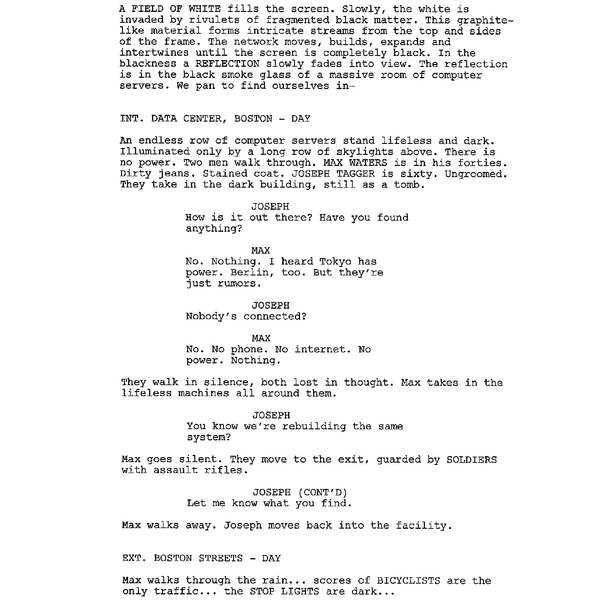 Page One: “Transcendence” (2014)