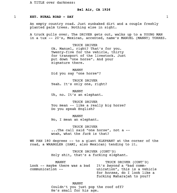 Page One: “Babylon” (2022)