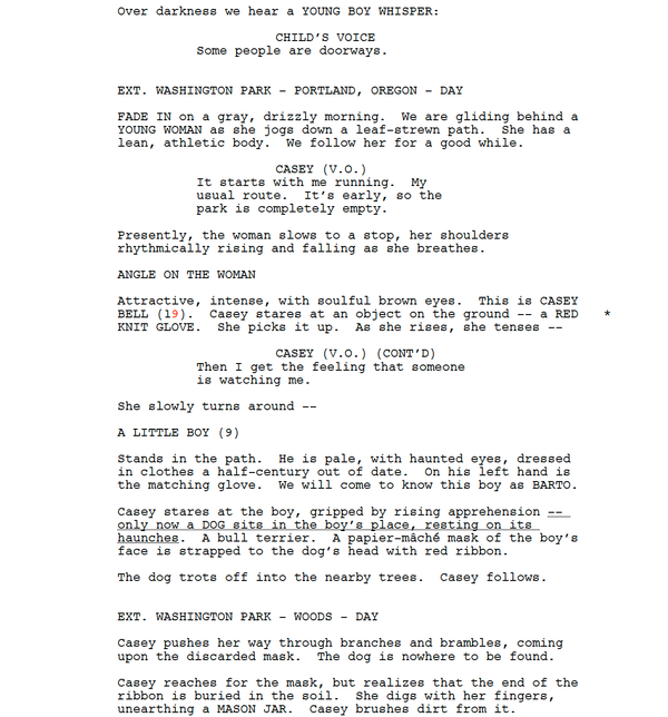Page One: “The Unborn” (2009)