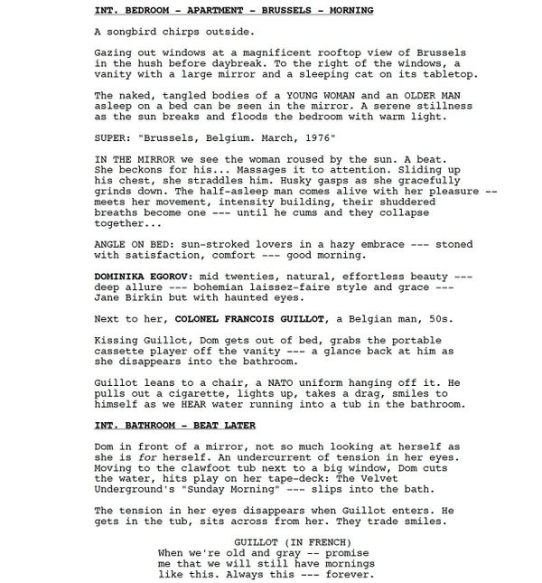 Page One: “Red Sparrow” (2018)