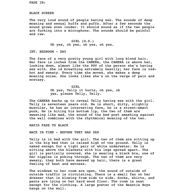 Page One: “Kids” (1995)