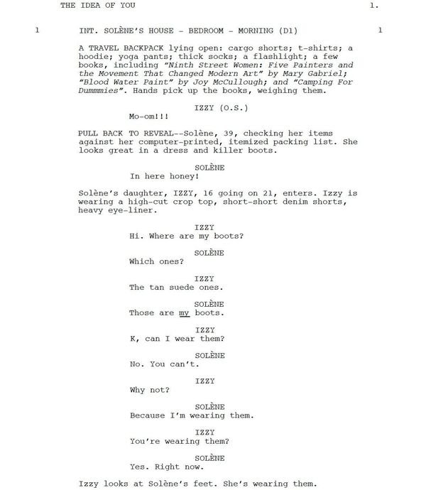 Page One: “The Idea of You” (2024)