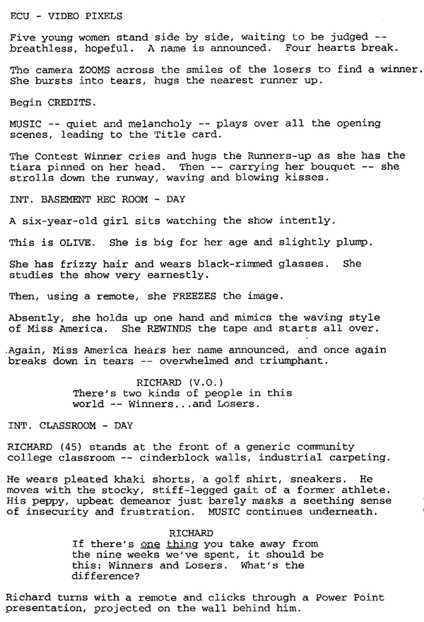 Page One: ‘Little Miss Sunshine’ (2006)