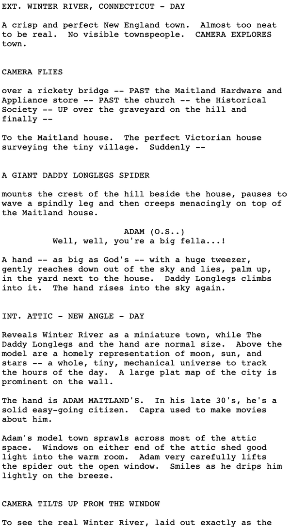 Page One: “Beetlejuice” (1988