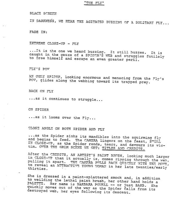 Page One: “The Fly” (1986)