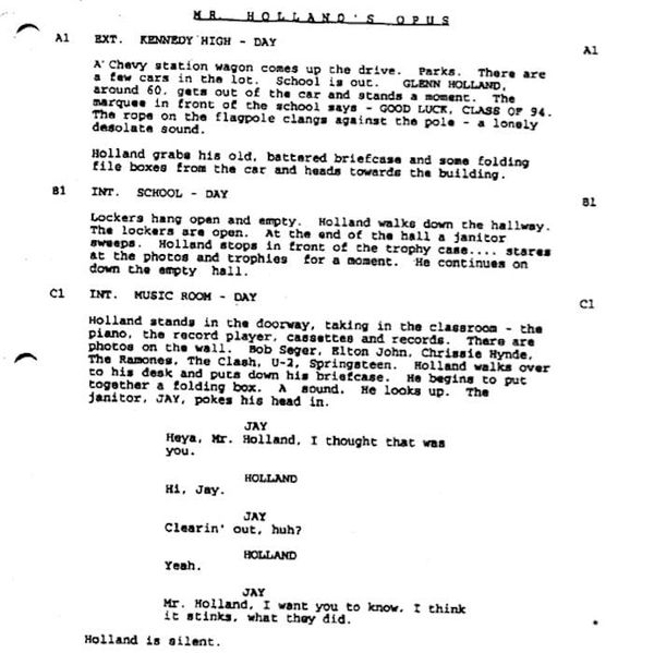 Page One: “Mr. Holland’s Opus” (1995)