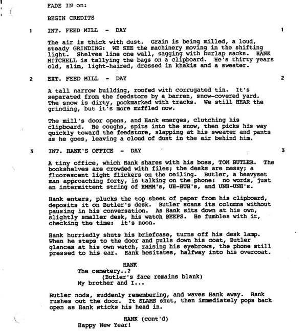 Page One: “A Simple Plan” (1998)