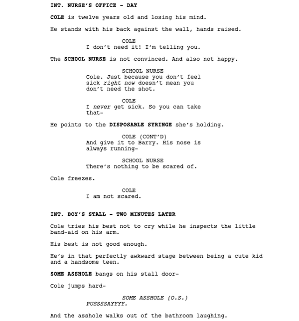 Page One: “The Babysitter” (2017)