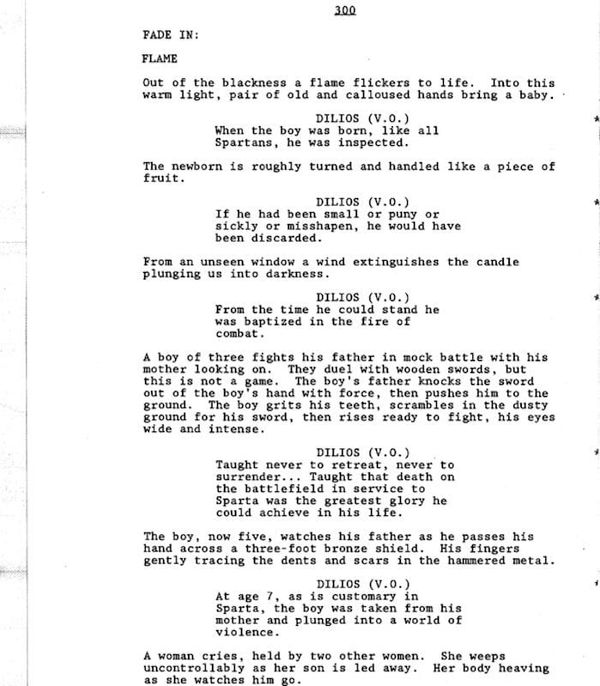 Page One: “300” (2006)