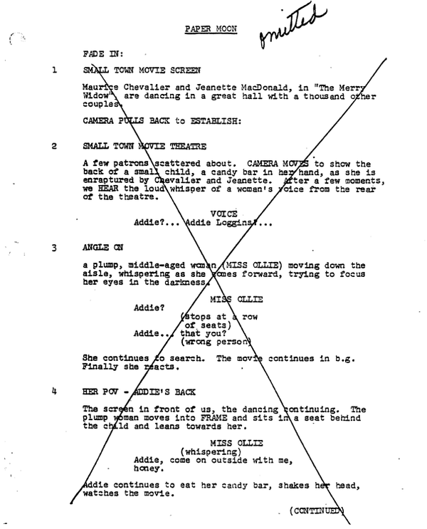 Page One: “Paper Moon” (1973)