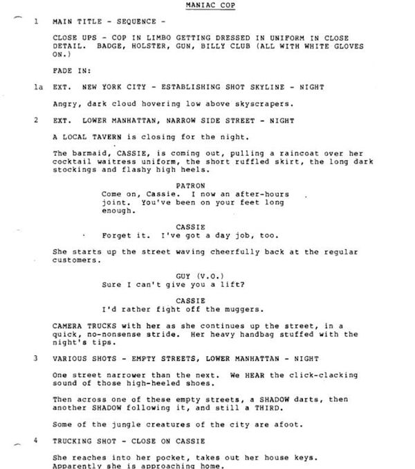 Page One: “Maniac Cop” (1988)
