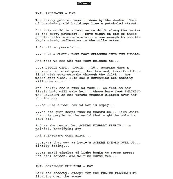 Page One: “Martyrs” (2008)