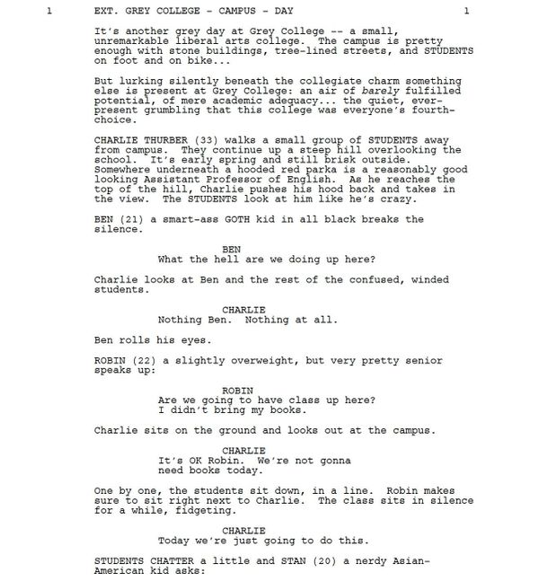 Page One: “Tenure” (2008)