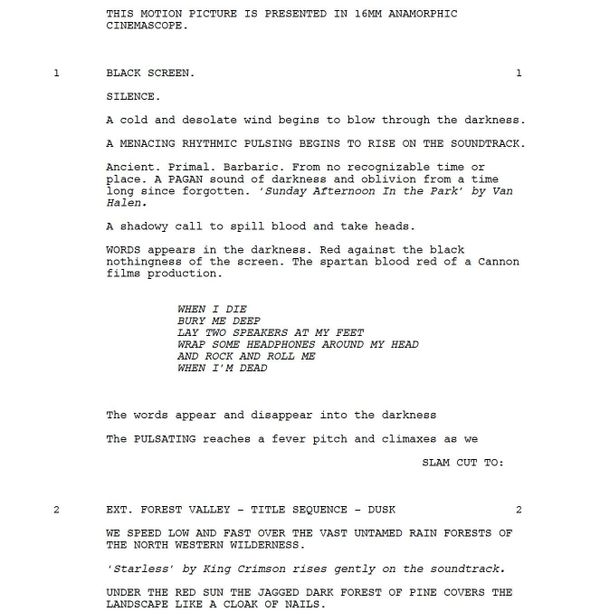 Page One: “Mandy” (2018)