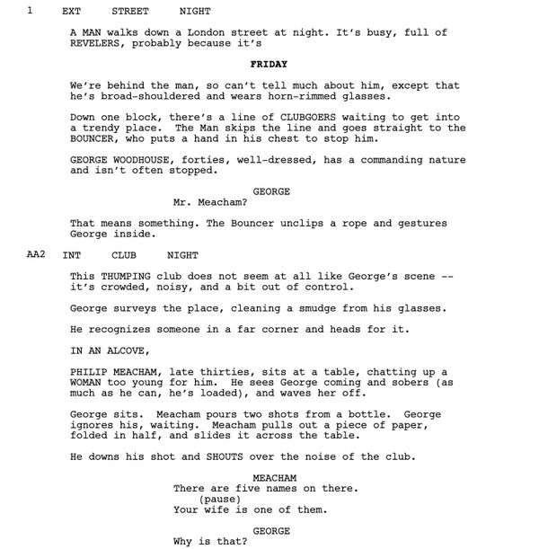 Page One: “Black Bag” (2025)