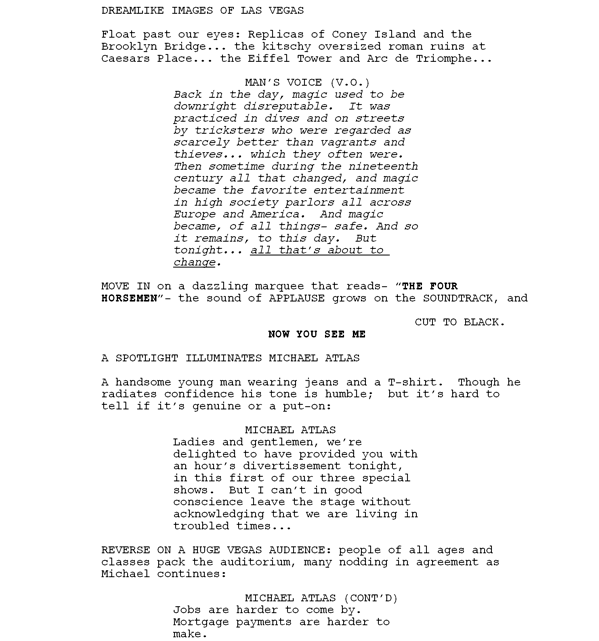 Page One: “Now You See Me” (2013)